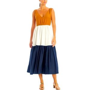 En Saison Palmero Sleeveless Colorblock Dress XL / MULTI